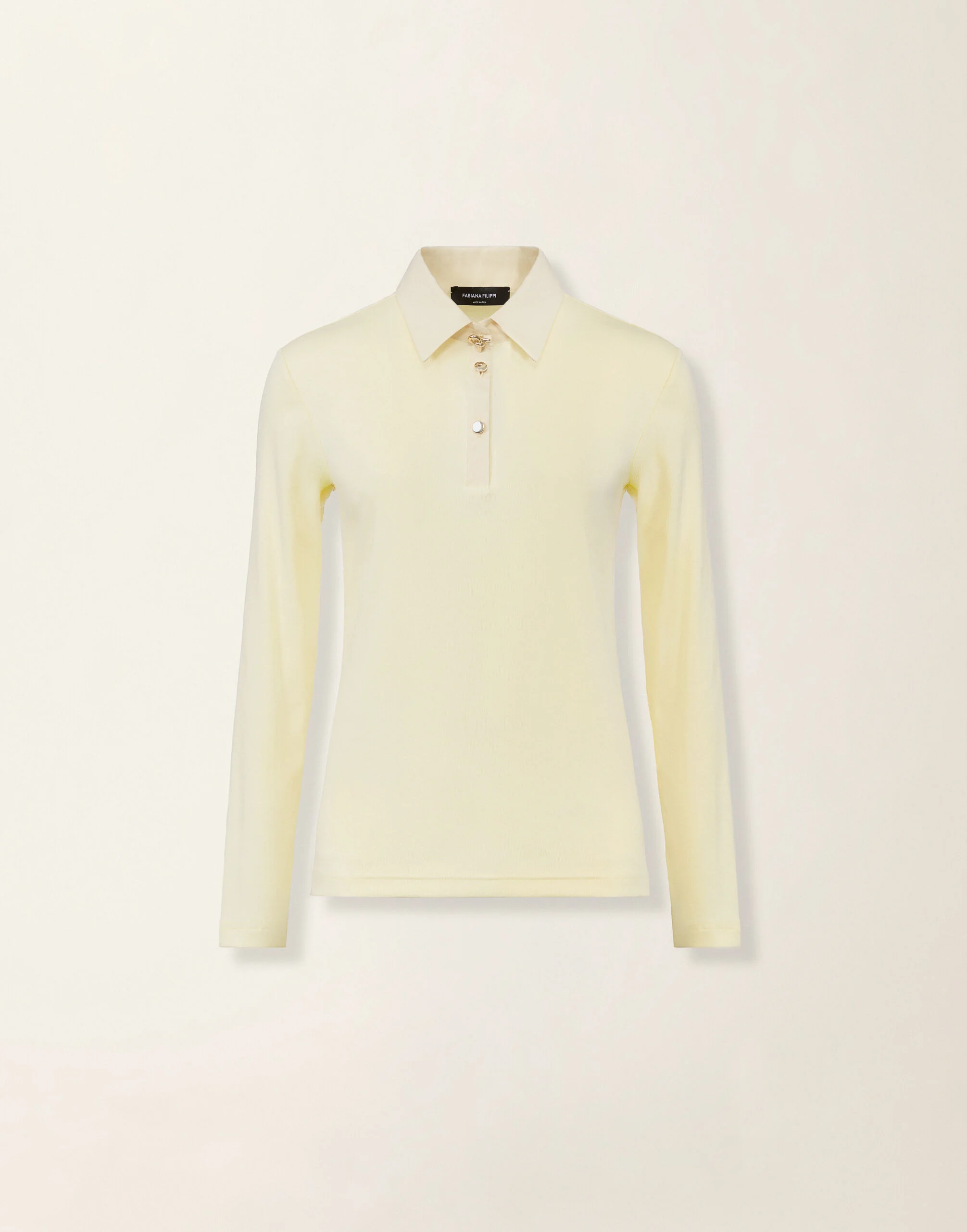 Ribbed cotton jersey long-sleeved T-shirt - 1