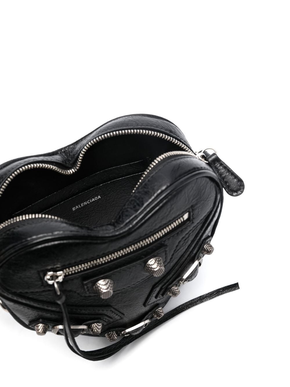mini Le Cagole Heart leather crossbody bag - 5