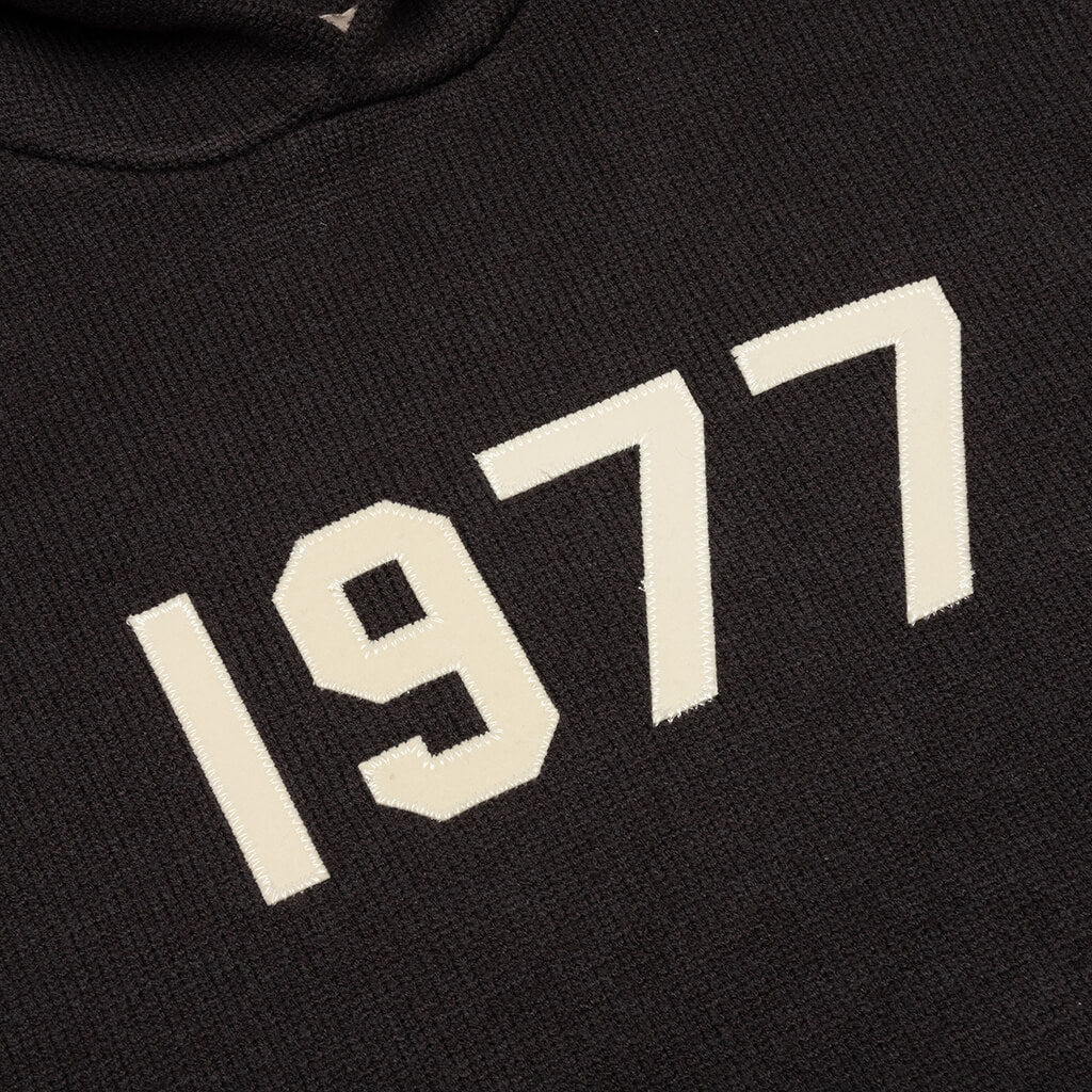 FEAR OF GOD ESSENTIALS KNIT HOODIE - IRON - 3