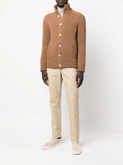 Herno button-down knit cardigan outlook