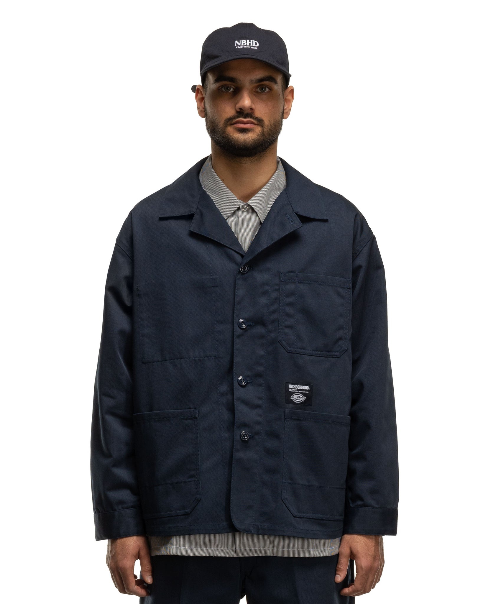 NEIGHBORHOOD x Dickies . Coverall Jacket Navy | havenshop | REVERSIBLE