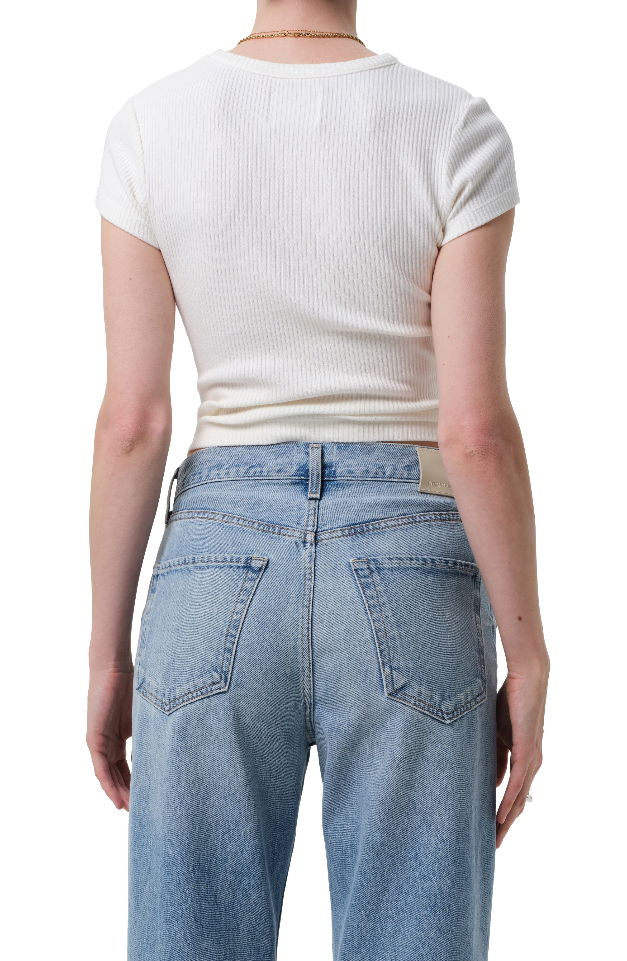 Citizens of Humanity Nello Rib T-Shirt in Pashmina at Nordstrom - 2