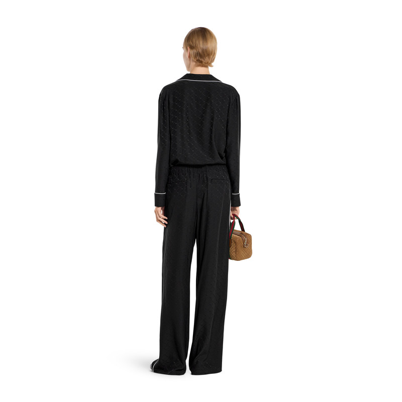 Horsebit silk jacquard T-shirt 4