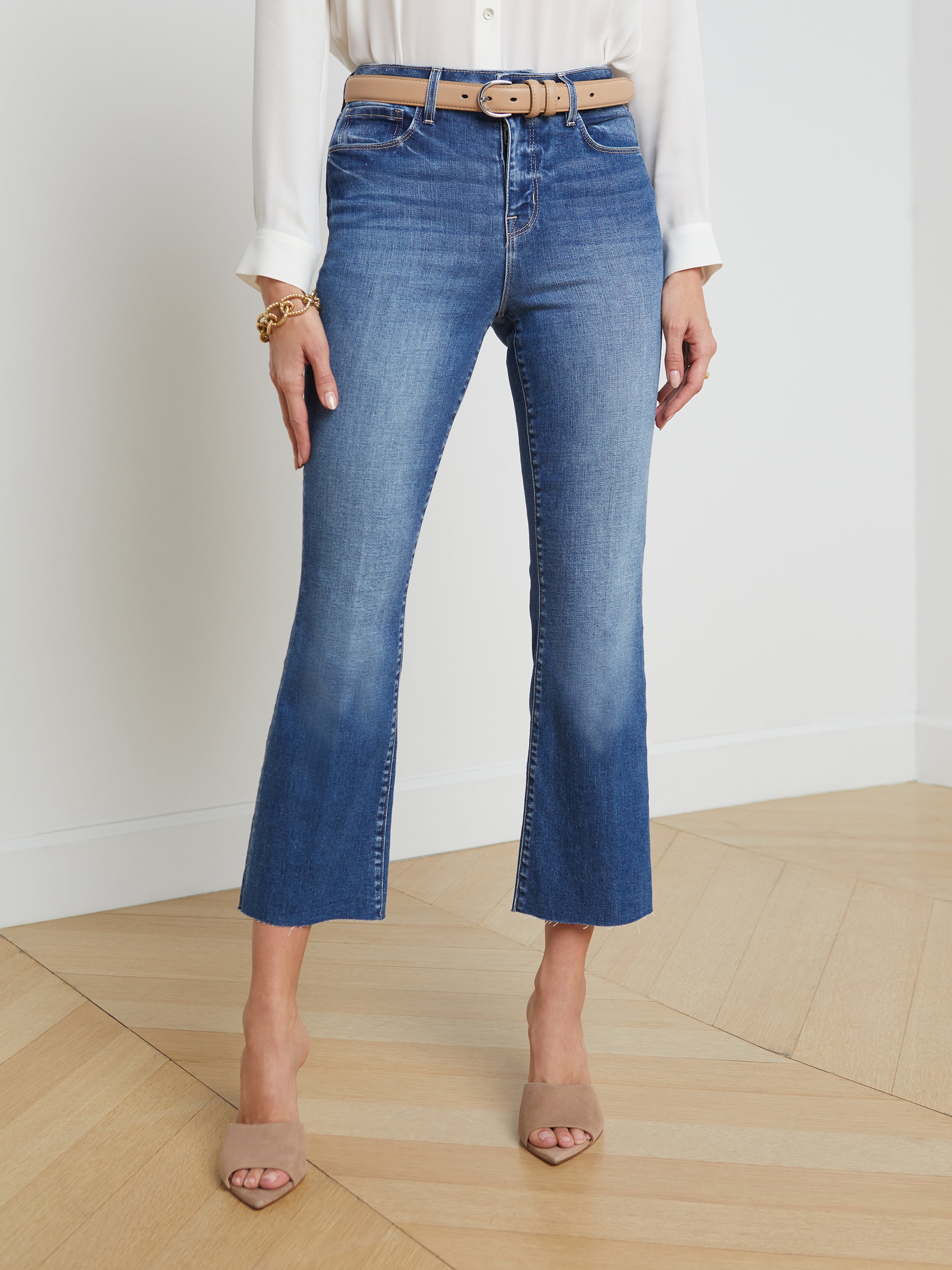 Kendra Cropped Flare Jean - 3