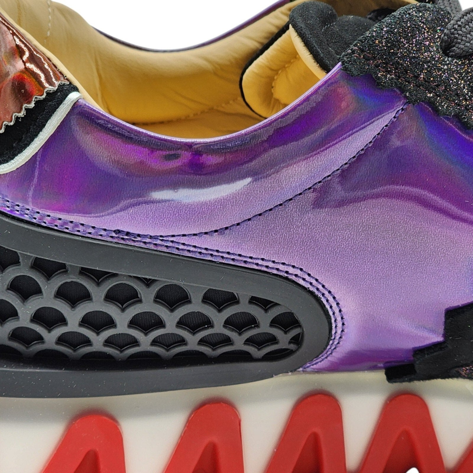 Christian Louboutin Loubishark Glitter Iridescent Sneakers EU 44 US 11 - 8
