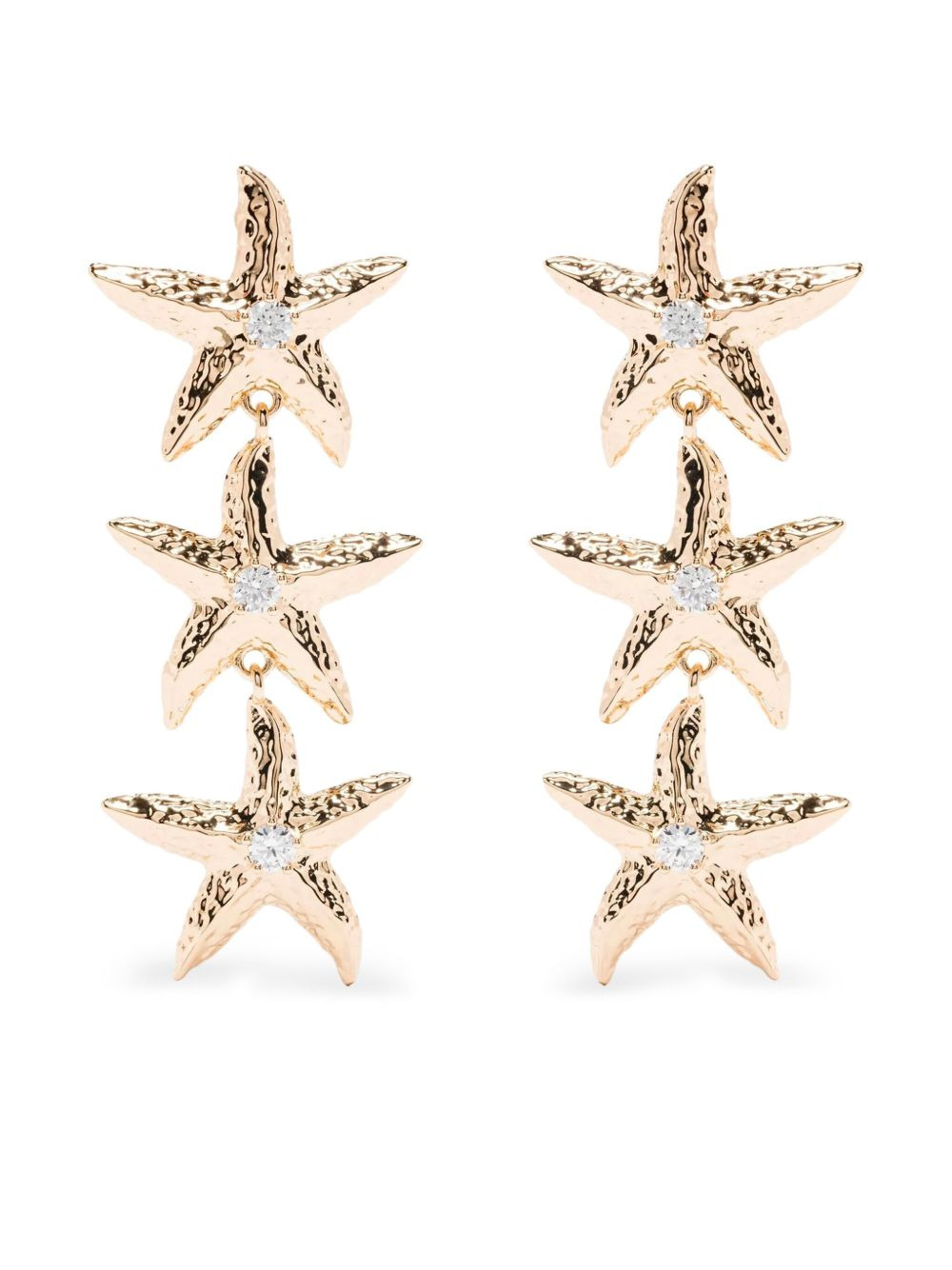 starfish-drop earrings - 1