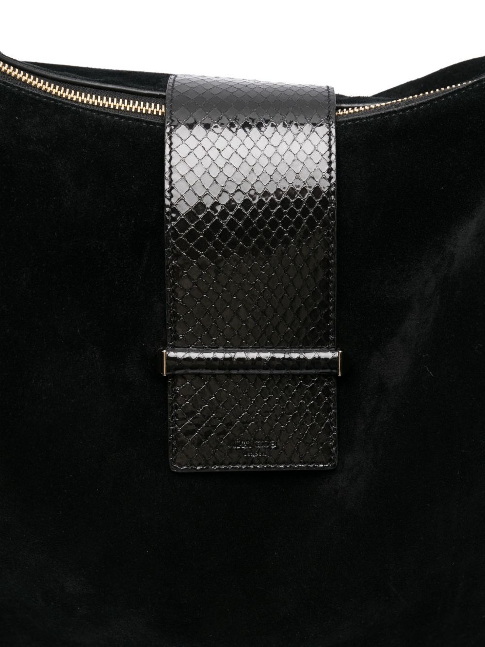 suede-leather shoulder bag - 4