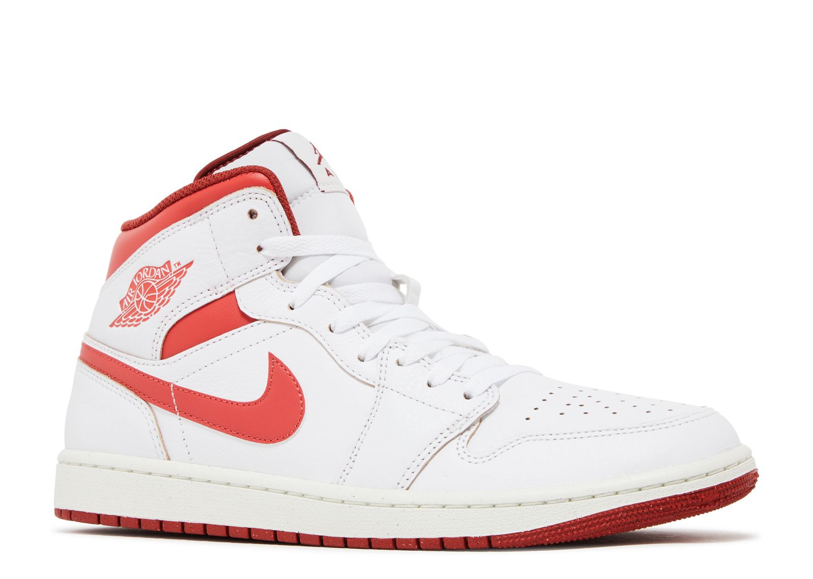 JORDAN 1 MID SE 'WHITE DUNE RED' - 2