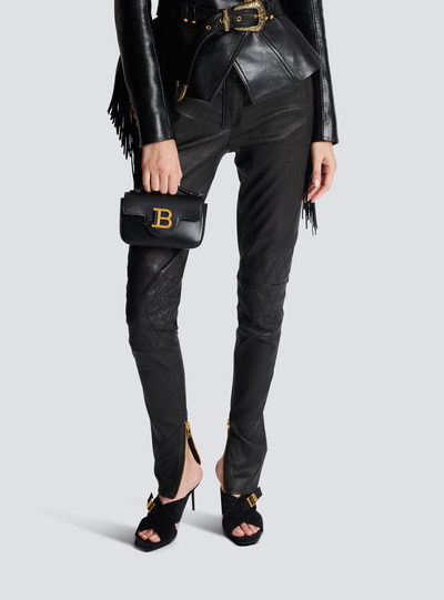 Balmain B-Buzz mini leather bag outlook