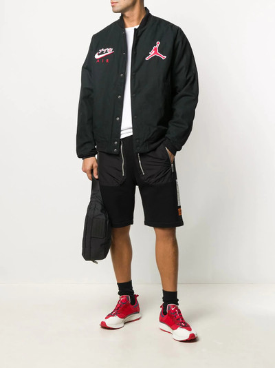 Jordan multi-embroidered logo bomber jacket outlook