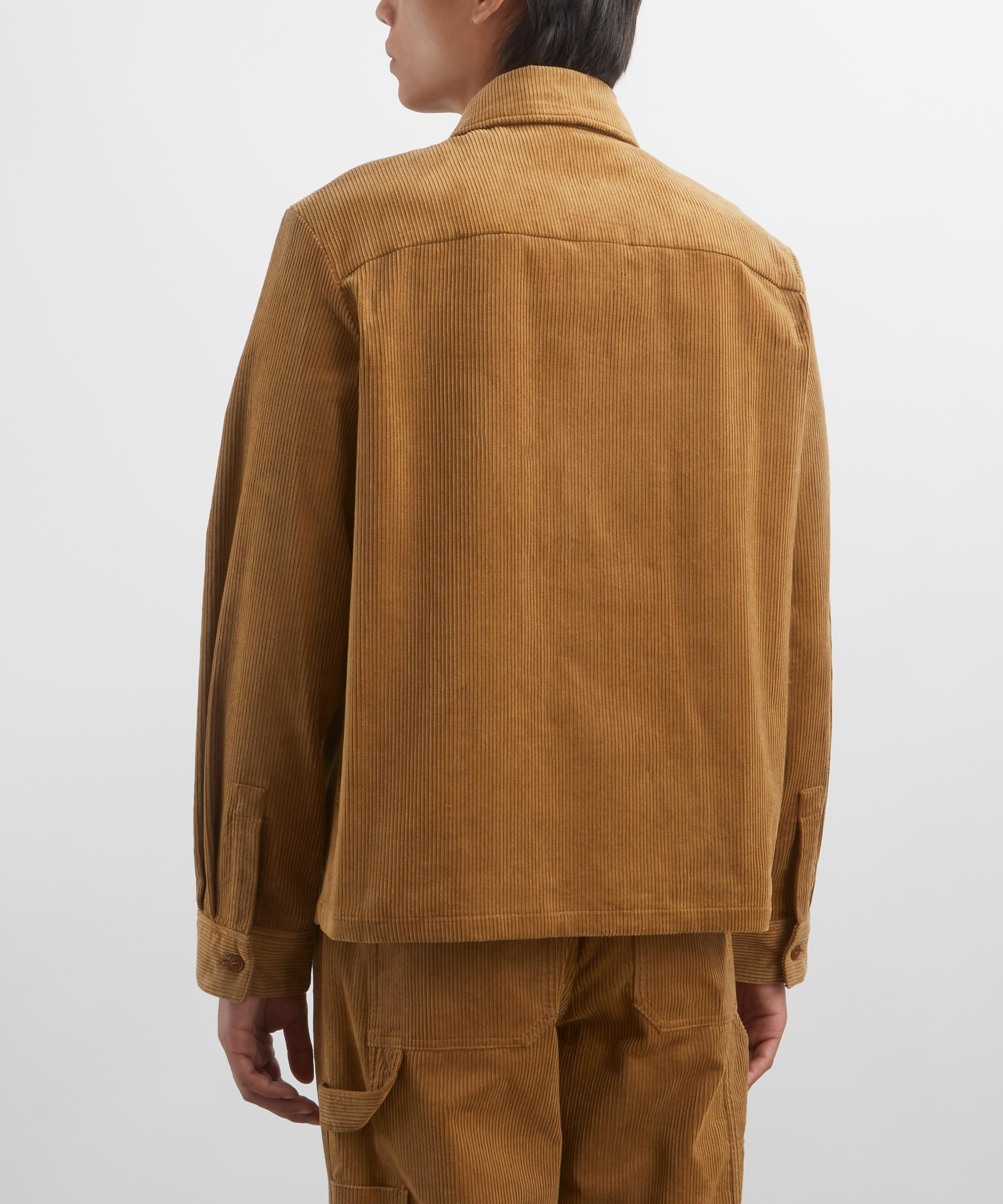 Leon Brown Corduroy Overshirt - 4