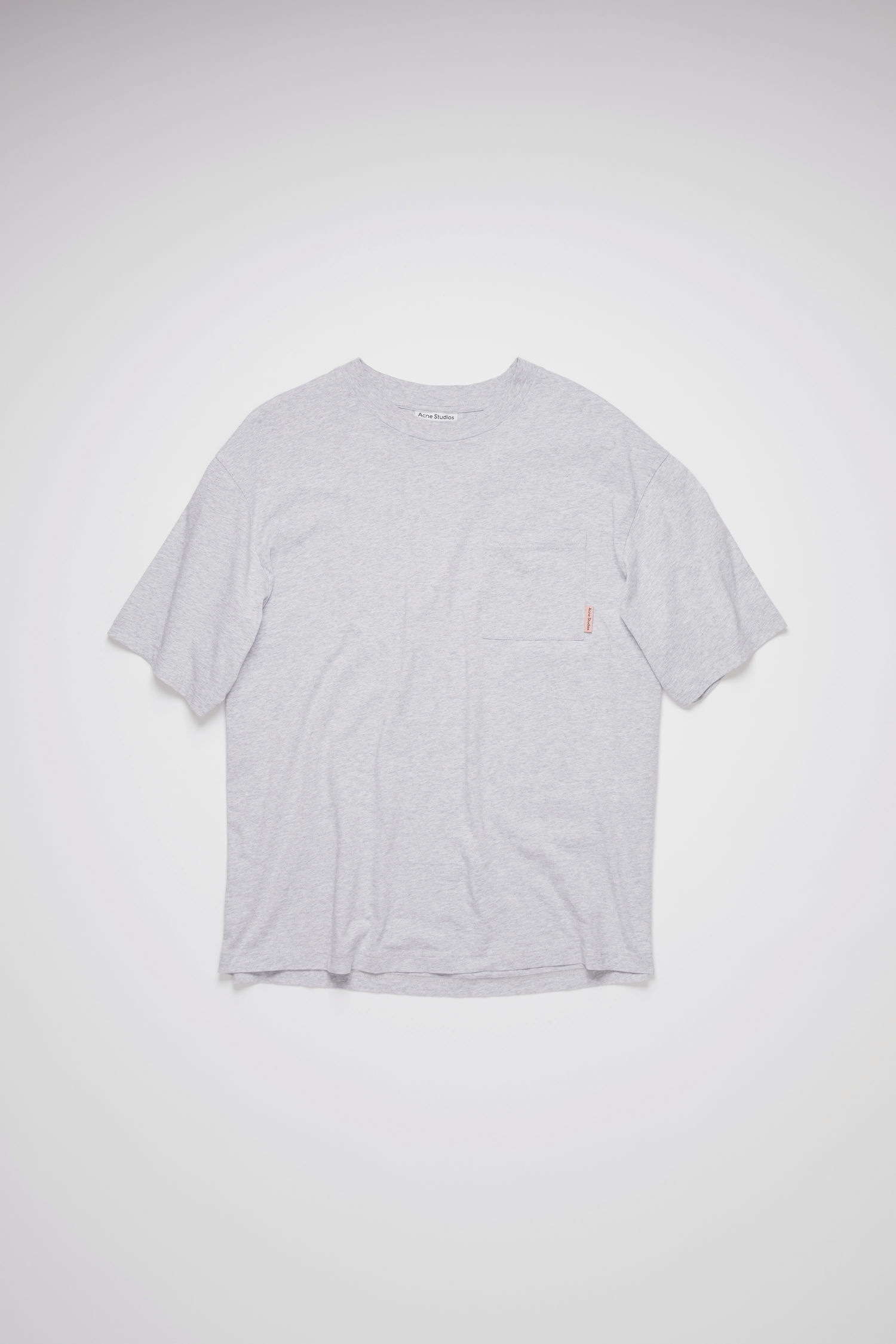 Pocket t-shirt - Pale Grey Melange - 4