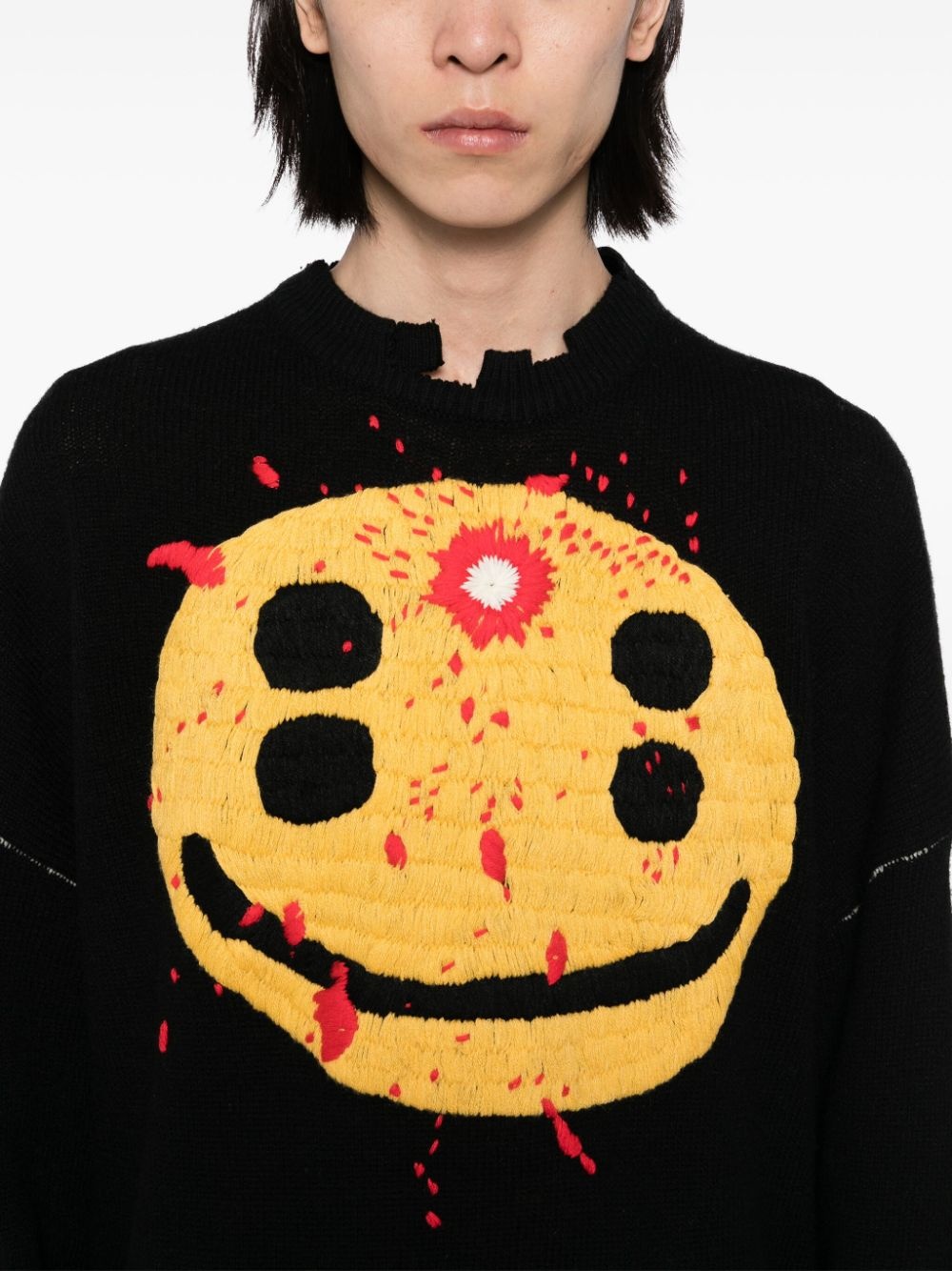 X CACTUS PLANT FLEA MARKET CREW-NECK JUMPER - 5