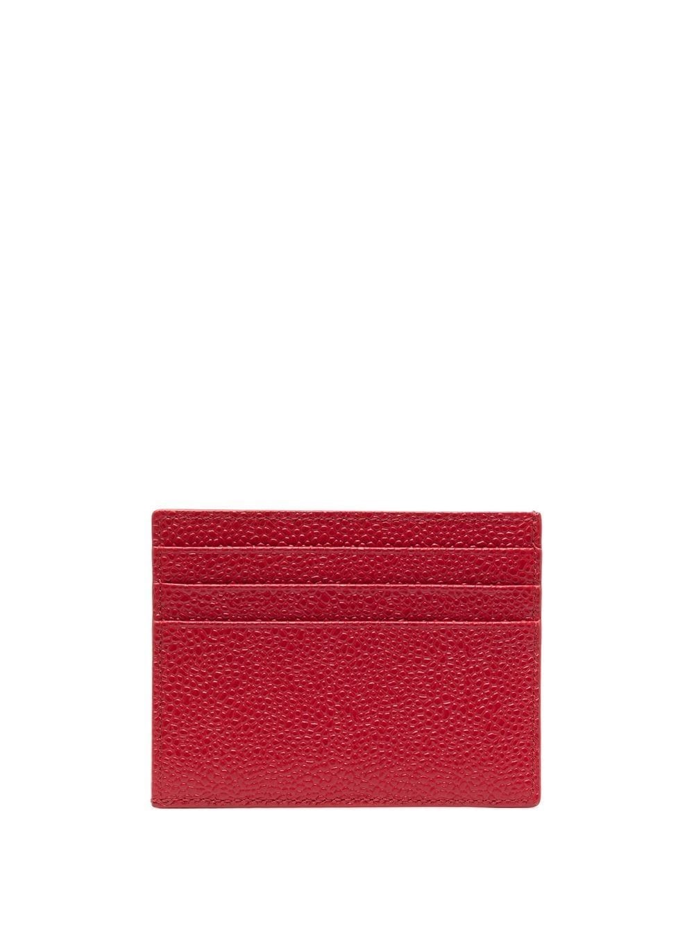 pebbled-leather card holder - 2