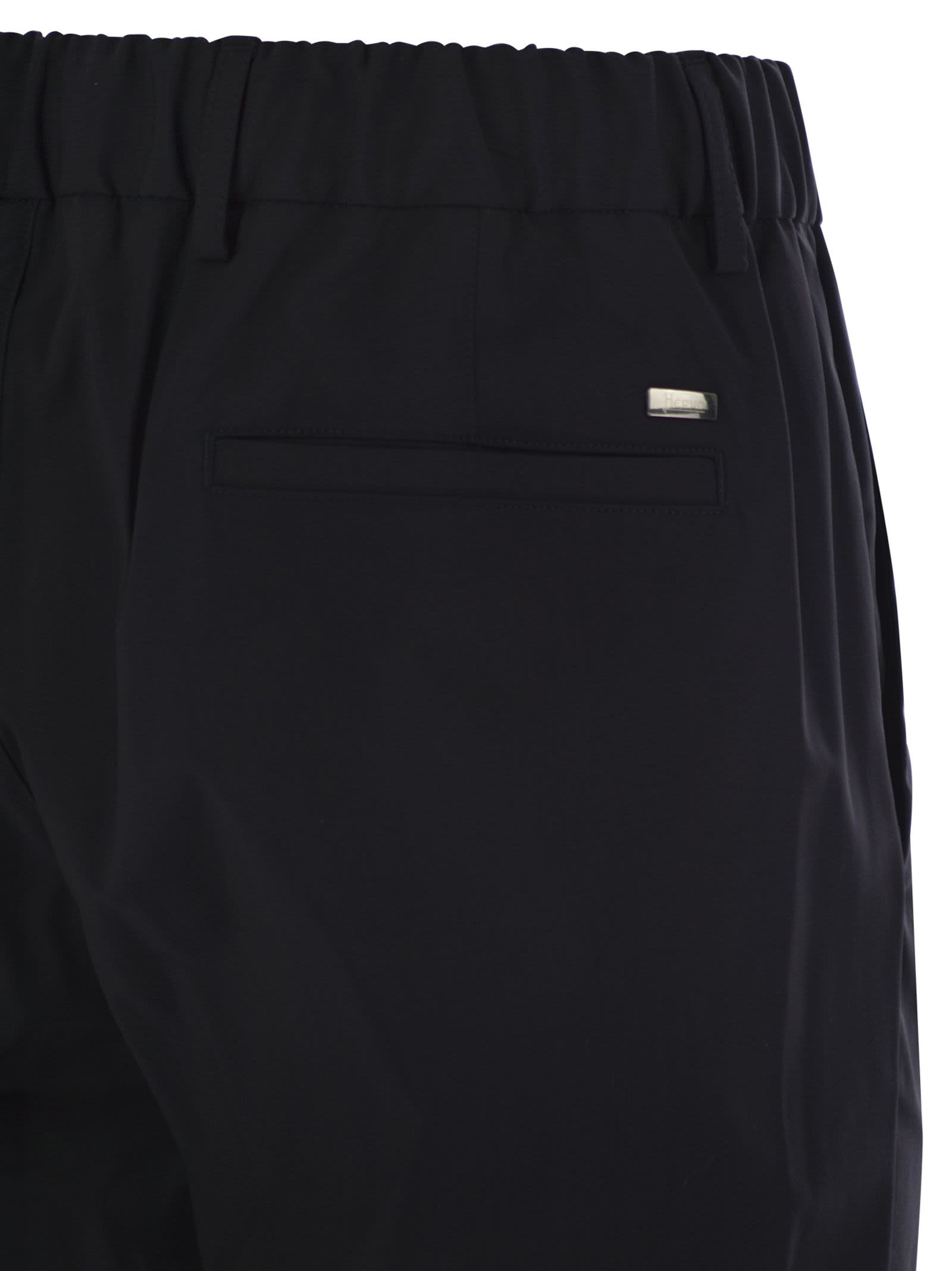 Herno Men Tech Wool Trousers - 4