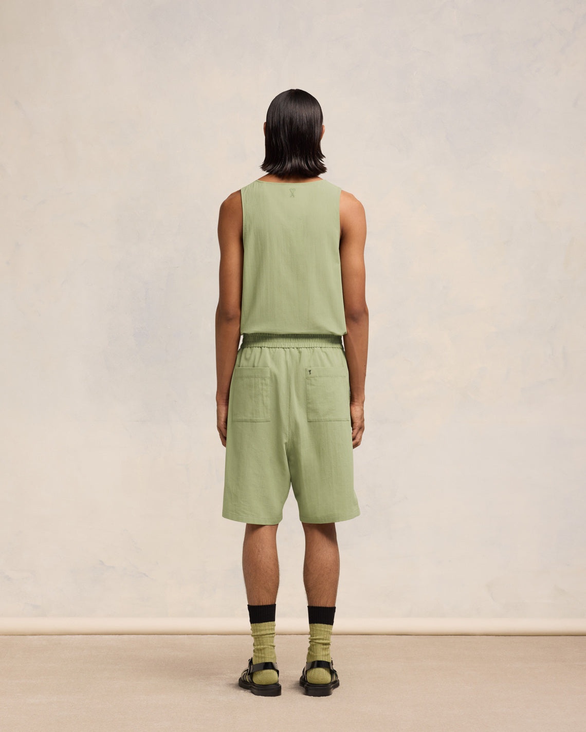 ELASTICATED WAIST BERMUDA SHORTS - 4