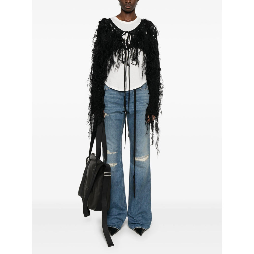 Ann Demeulemeester Blue Denim - Flared Jeans Women - 4