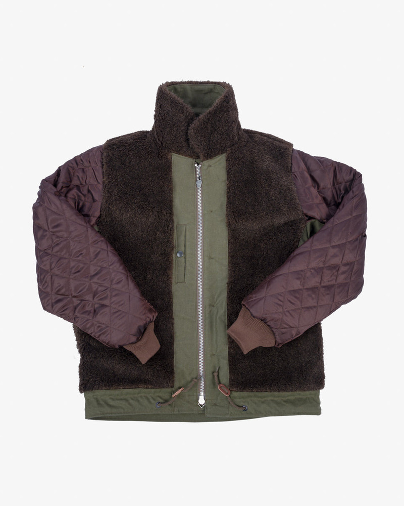 OILED WHIPCORD N1 DECK JACKET - ARMY GREEN 4