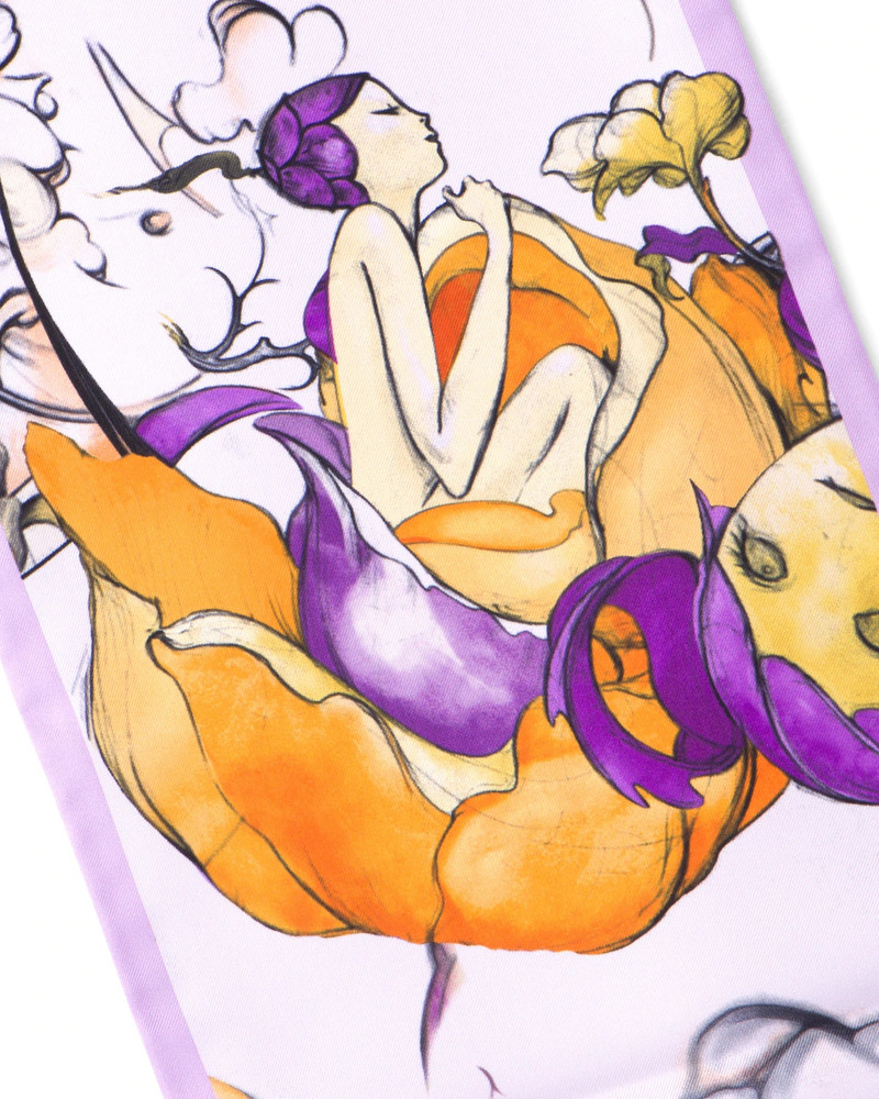 Prada Fantasy silk foulard outlook