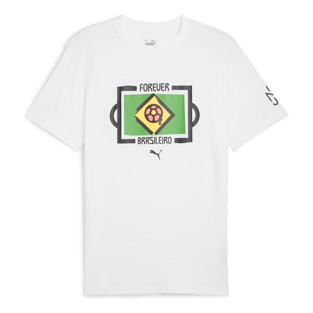 PUMA x Neymar Jr x Copa America Soccer T-shirt 'White' 659219-01 - 1