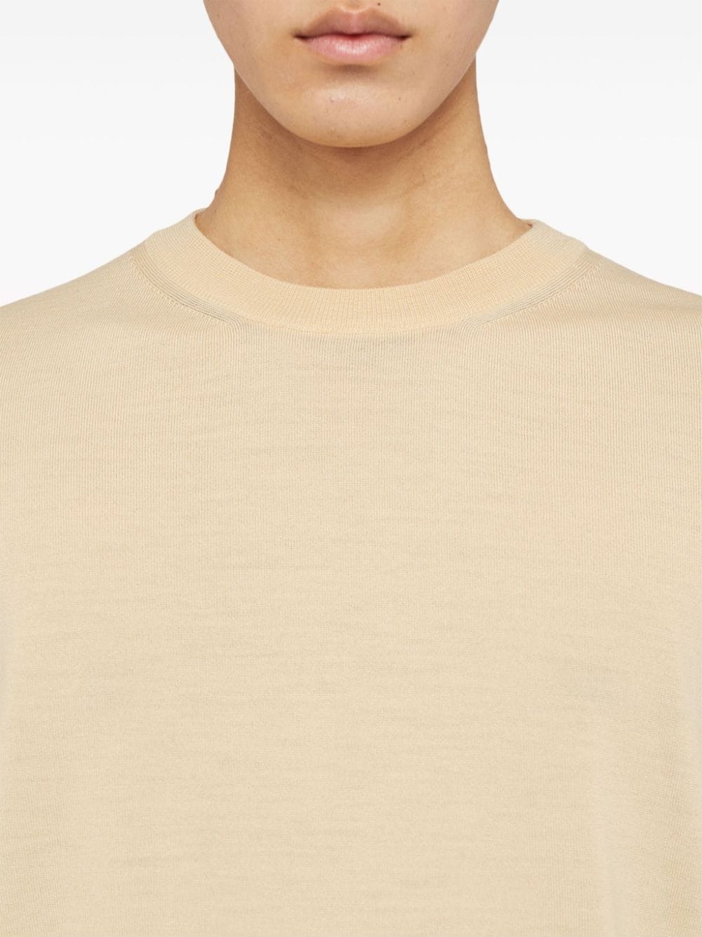 crew-neck wool jumper - 3