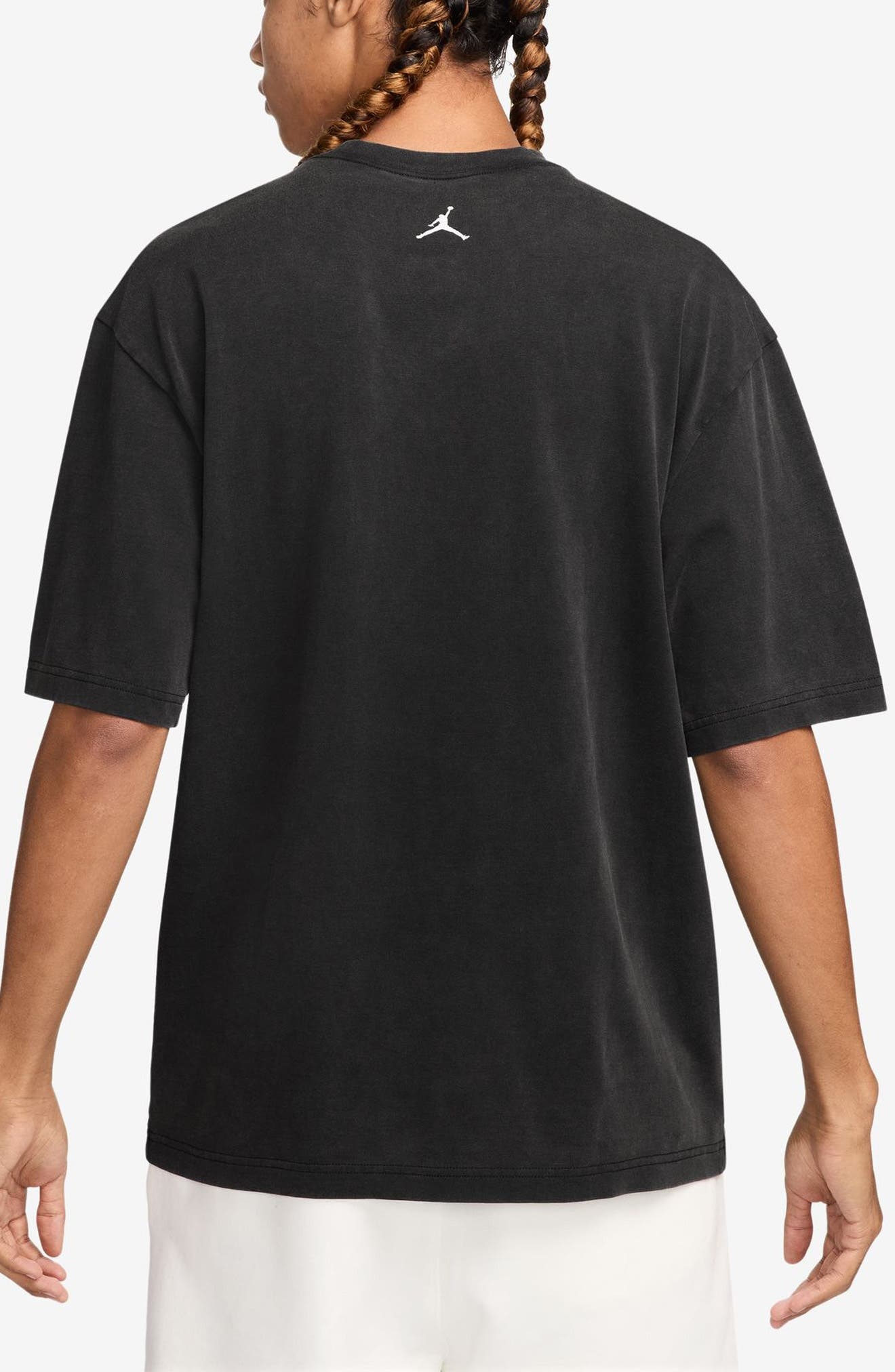 Jordan Jamming Frequency Oversize Graphic T-Shirt in Black/White at Nordstrom - 2