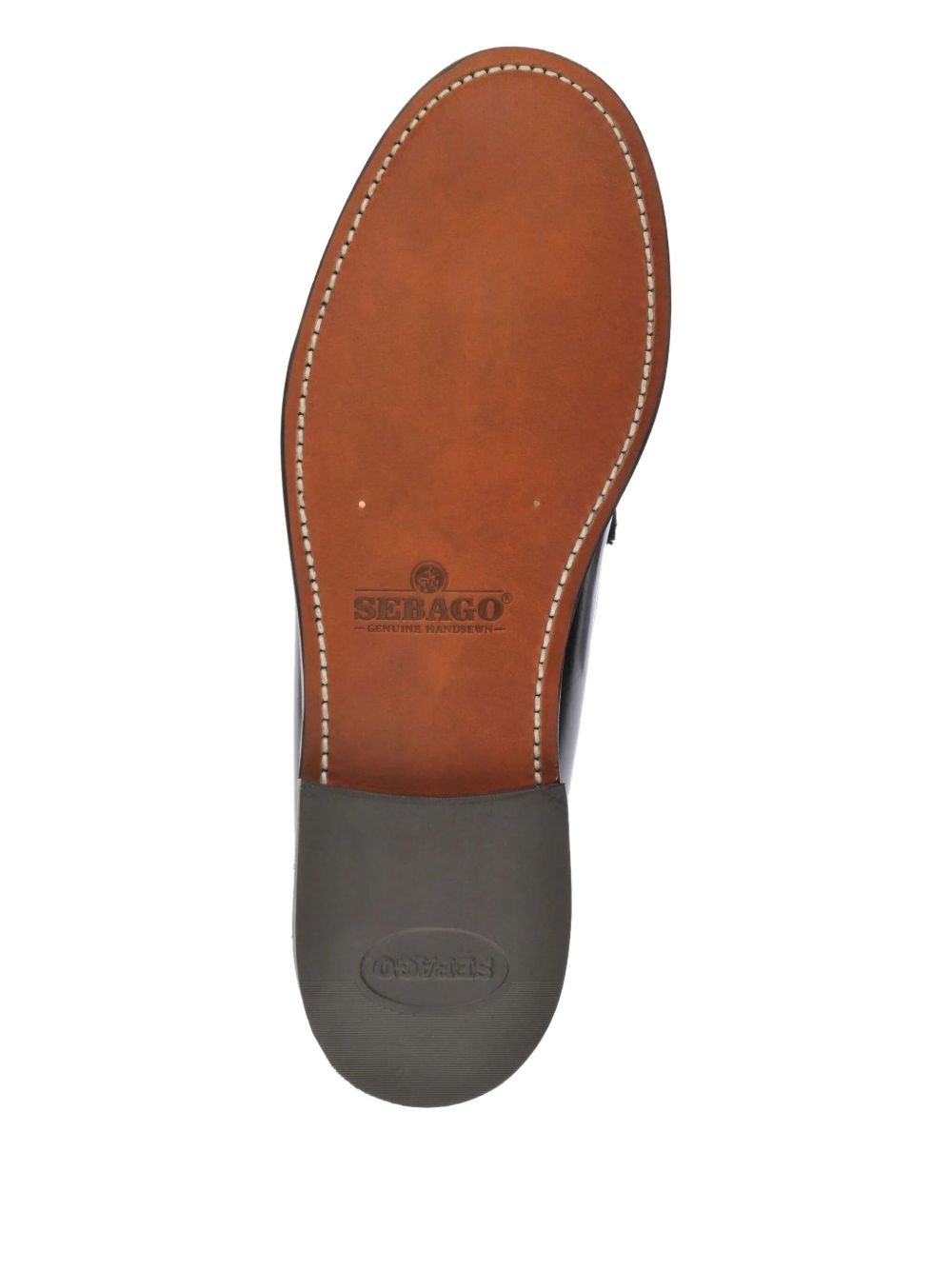 tassel leather loafers - 4