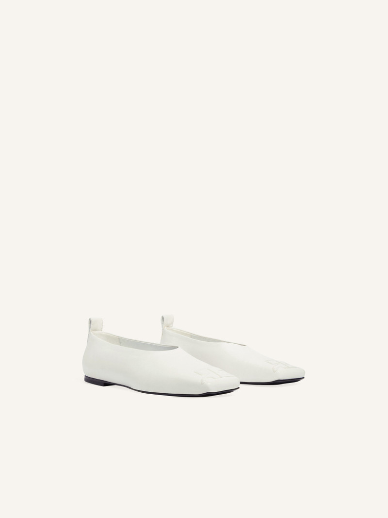 courrèges MINIMAL LEATHER LOAFER outlook