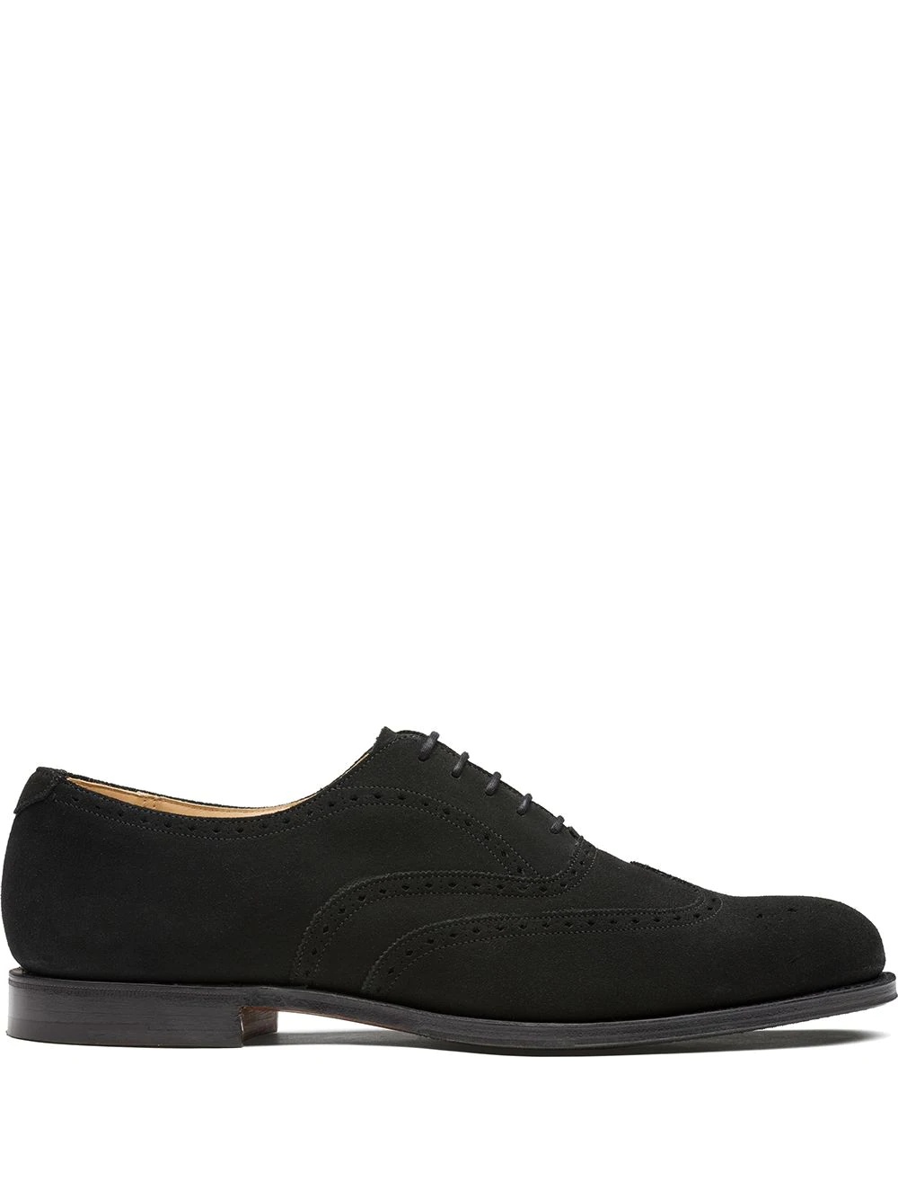 textured lace-up Oxford shoes - 1