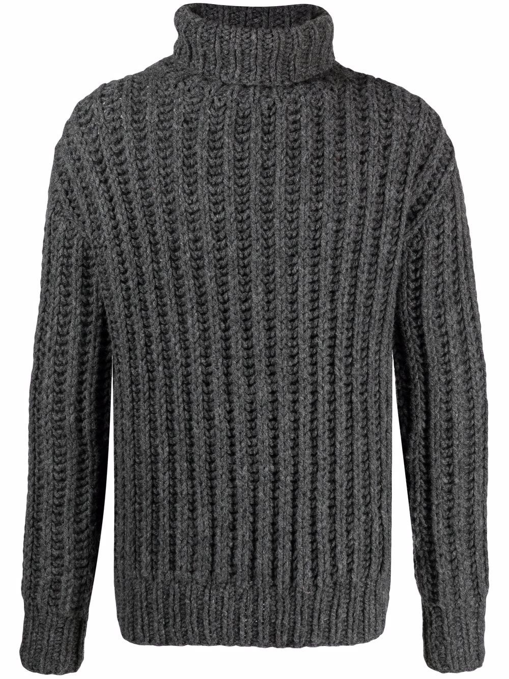 chunky-knit rollneck jumper - 1