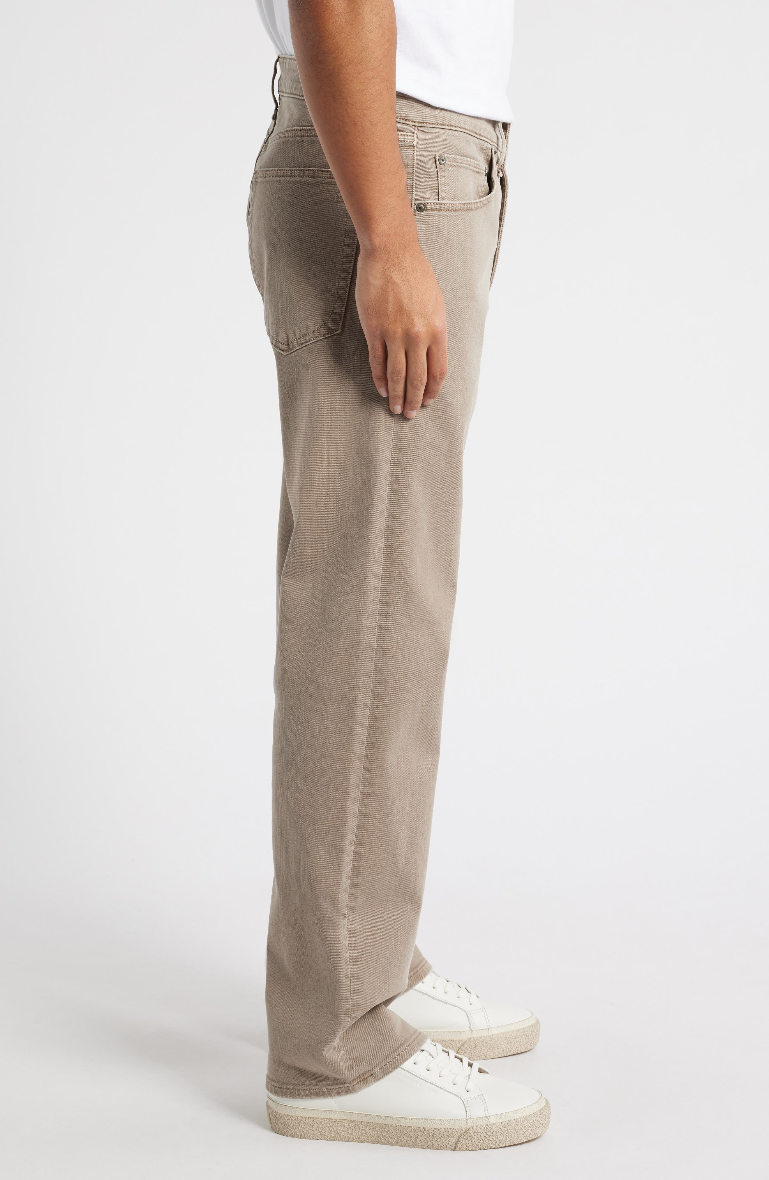 rag & bone Fit 4 Aero Stretch Straight Leg Jeans in Dark Taupe at Nordstrom - 3