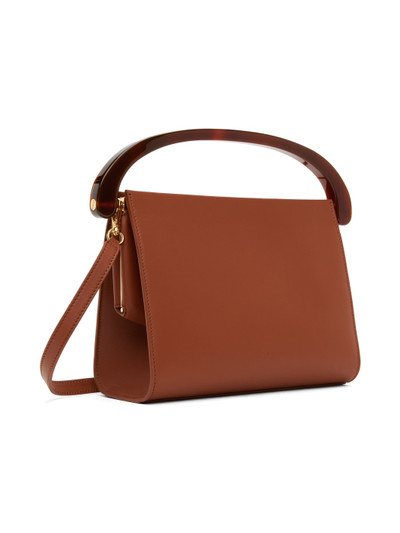 Dries Van Noten Brown Leather Rectangle Bag outlook