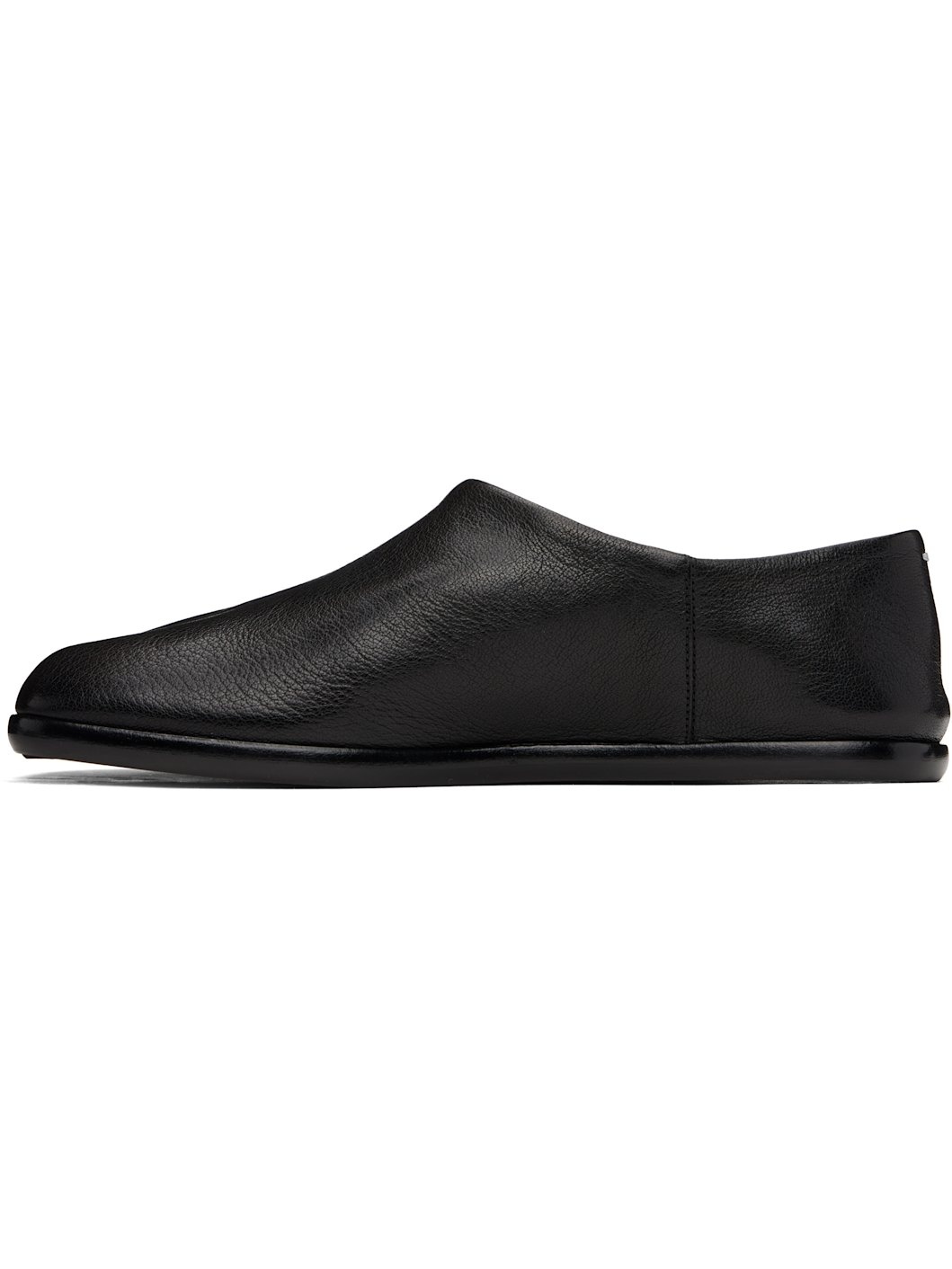 Black Tabi Babouches Loafers - 3
