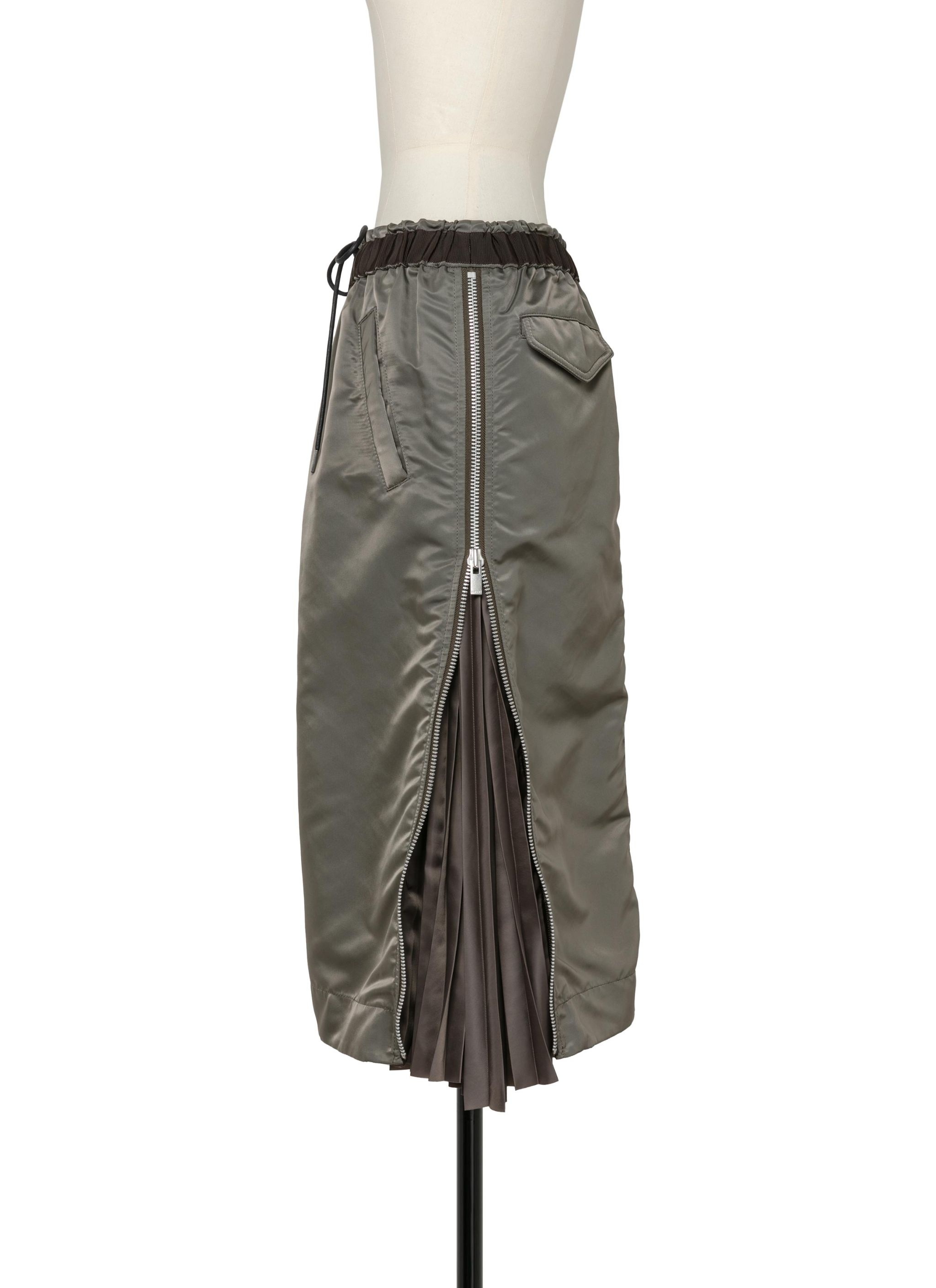 ■sacai■サカイ■Insulated Nylon Twill Midi Skirt■ sacai Nylon Twill Skirt | REVERSIBLE