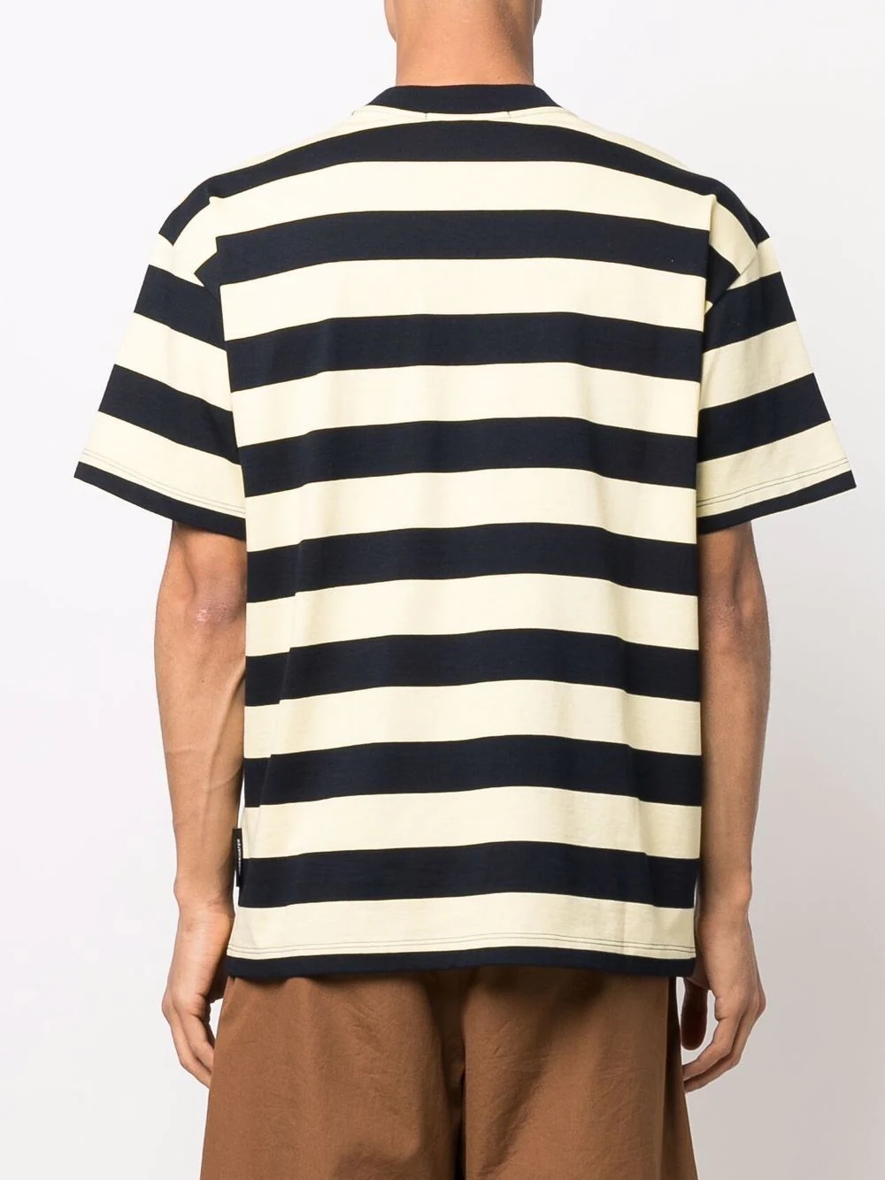 striped short-sleeve T-shirt - 4