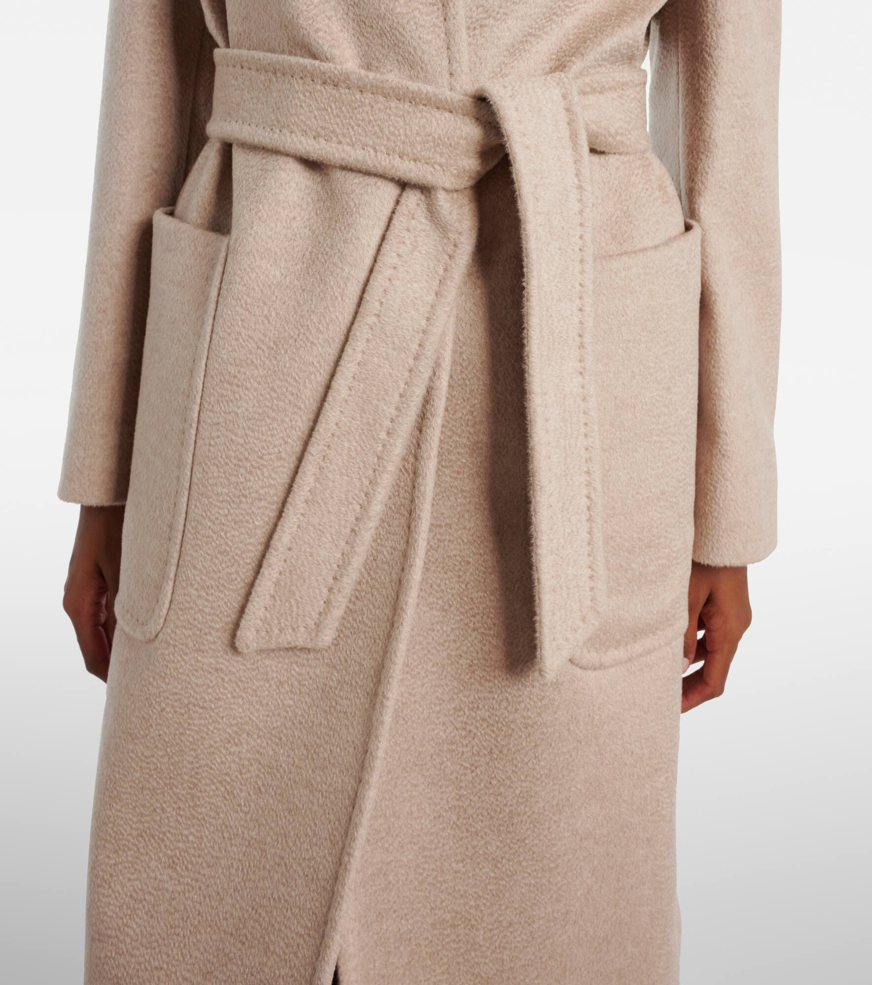 Elenia cashmere wrap coat - 6