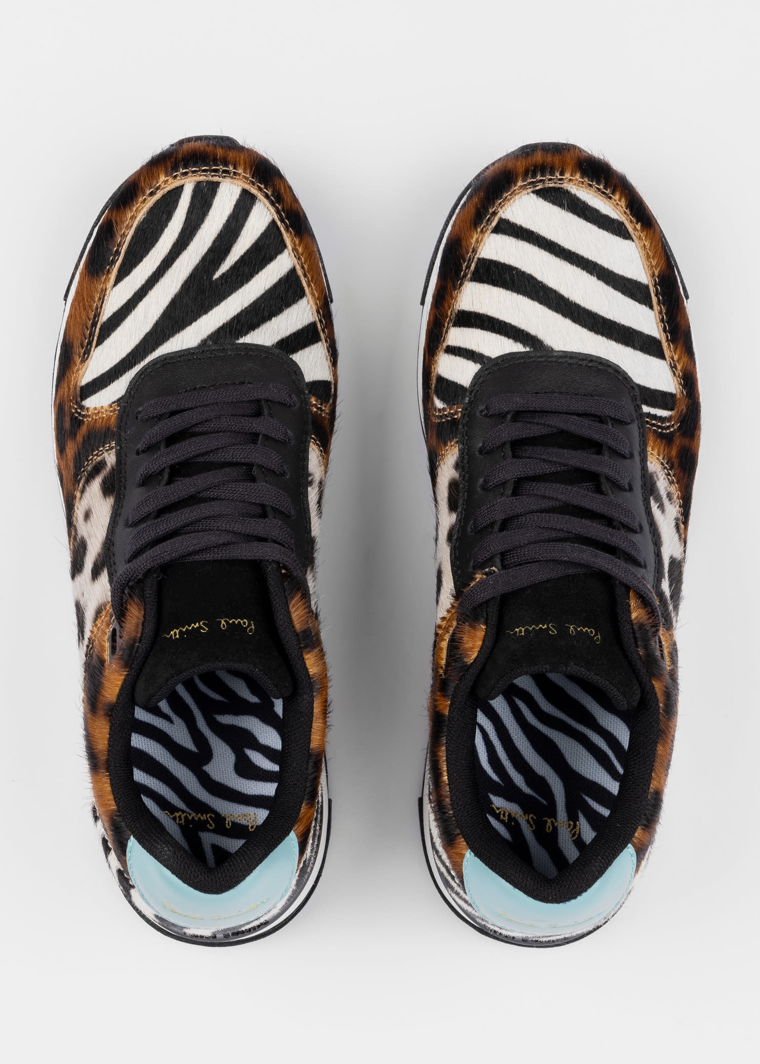 Zebra And Leopard Print 'Ware' Trainers - 5