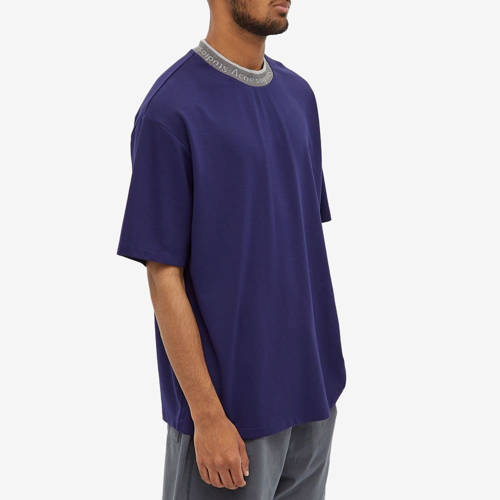 Acne Studios Extorr Reverse Logo Rib Tee - 3