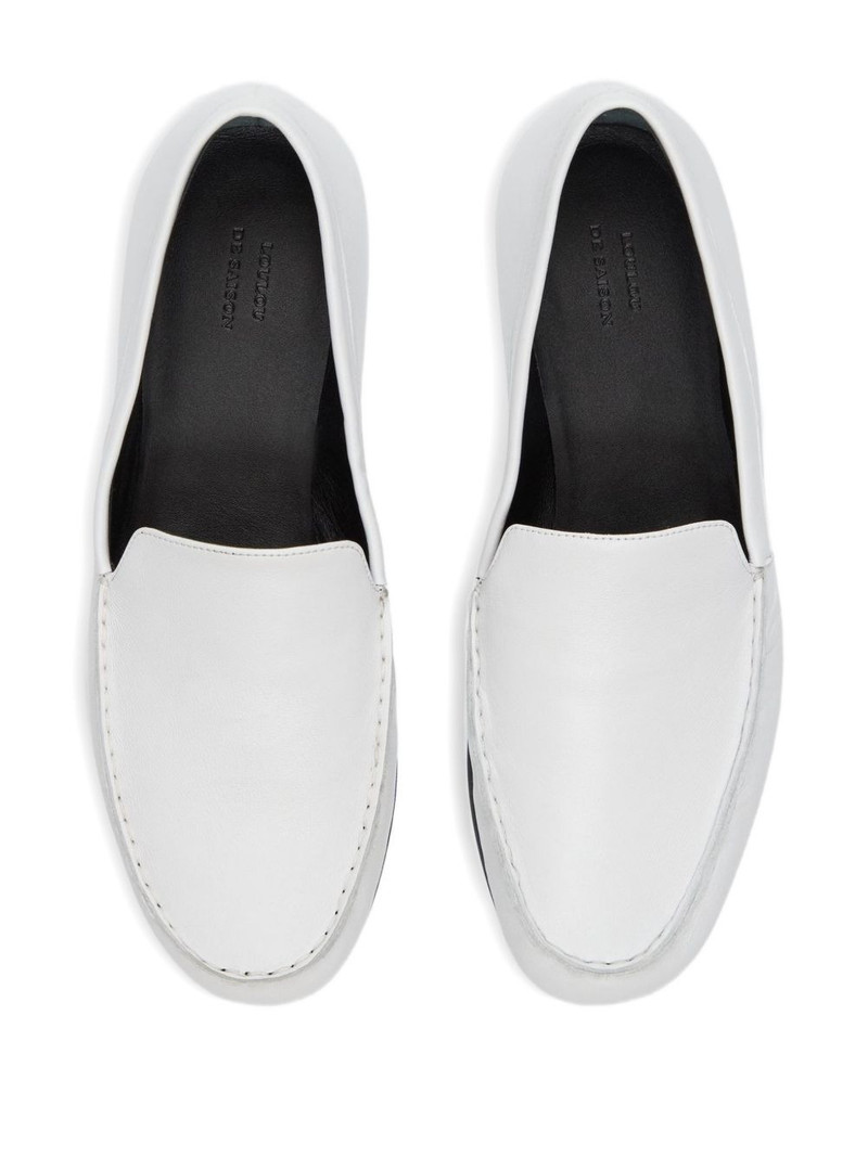 Loulou de Saison Boros LDS topstitching loafers outlook