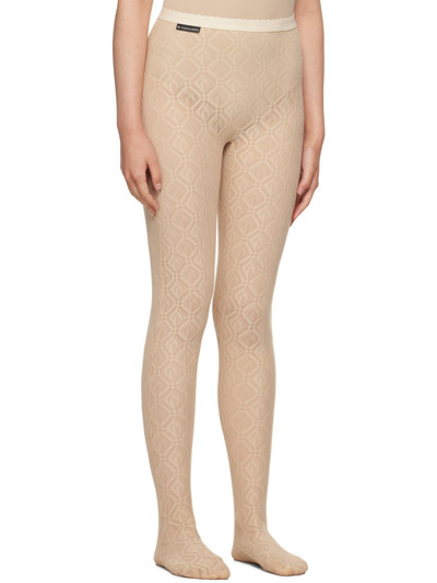 Marine Serre Beige Moon Diamant Tights outlook