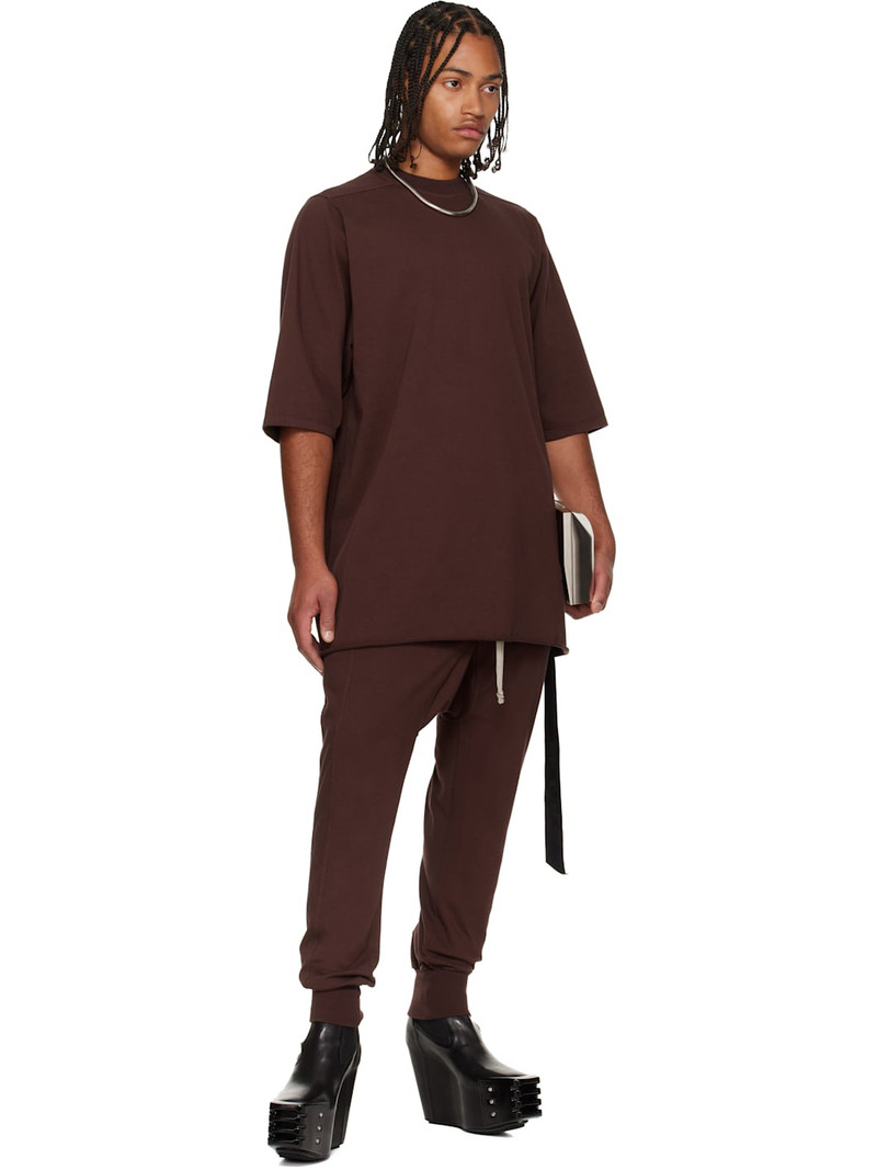 Rick Owens DRKSHDW Burgundy Concordians Jumbo SS T-shirt outlook