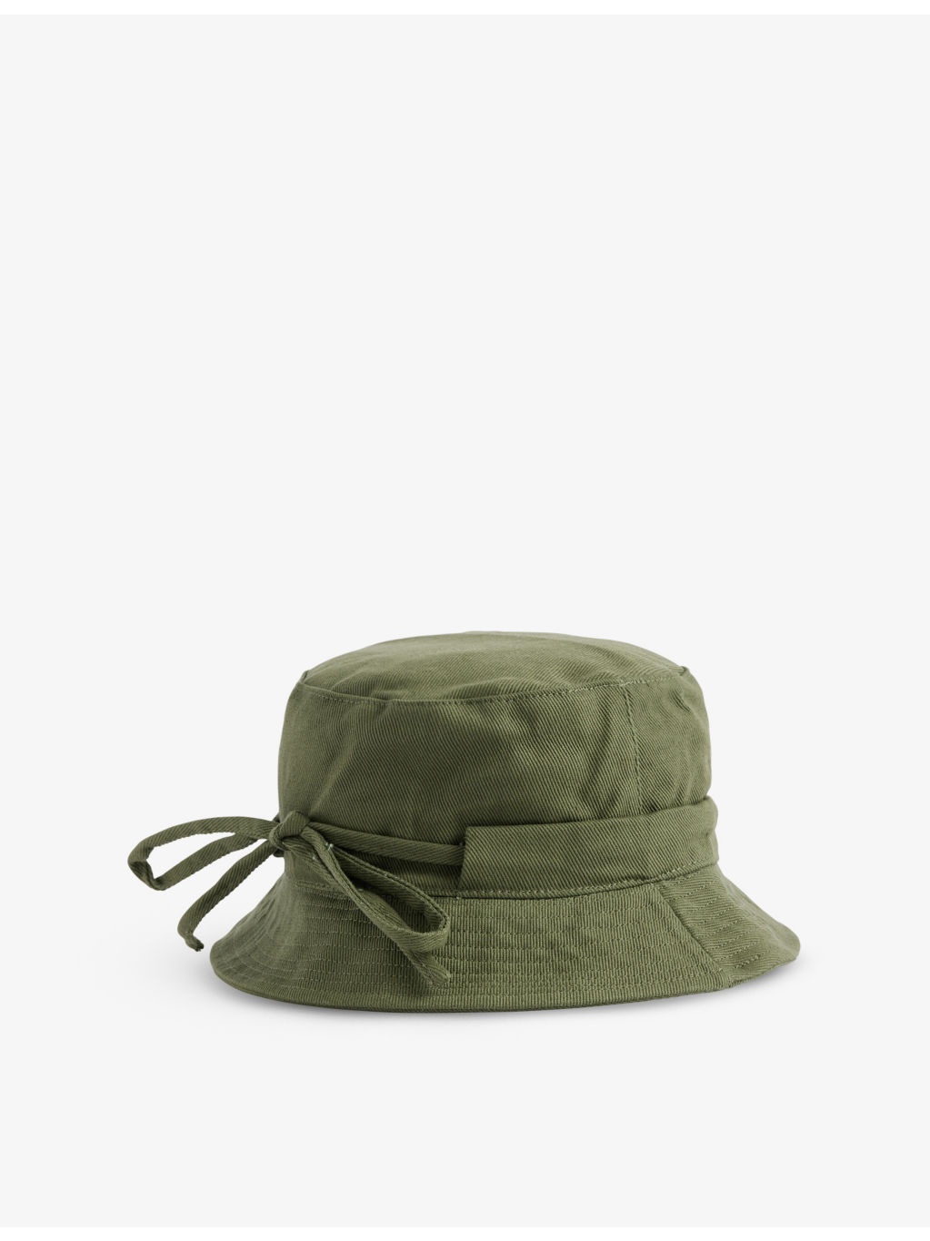 Le Bob Gadjo Brand-Plaque Cotton Bucket Hat - 3
