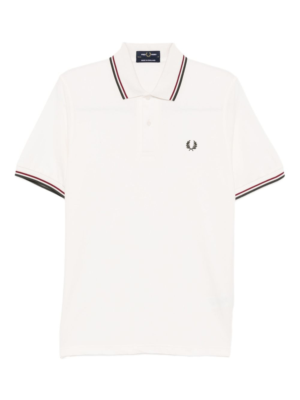 logo-embroidered polo shirt - 1