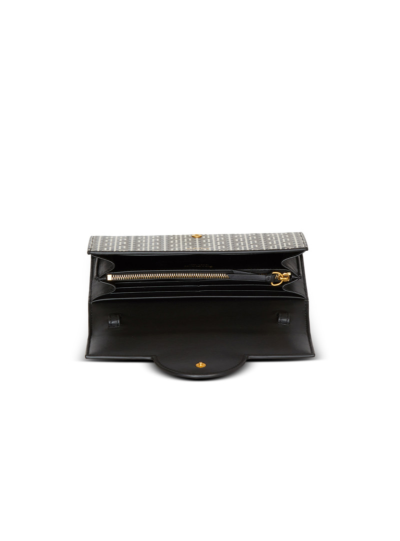 B-Buzz wallet in embossed calfskin with a PB Labyrinth monogram 6