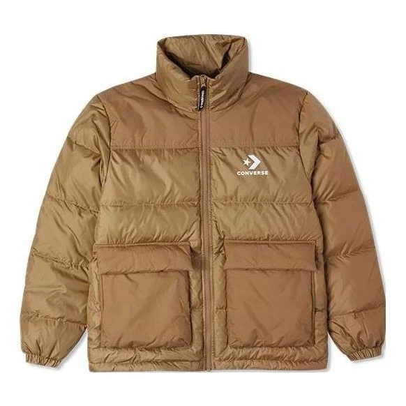 Converse Star Chevron Down Jacket 'Brown' 10023755-A02 - 1