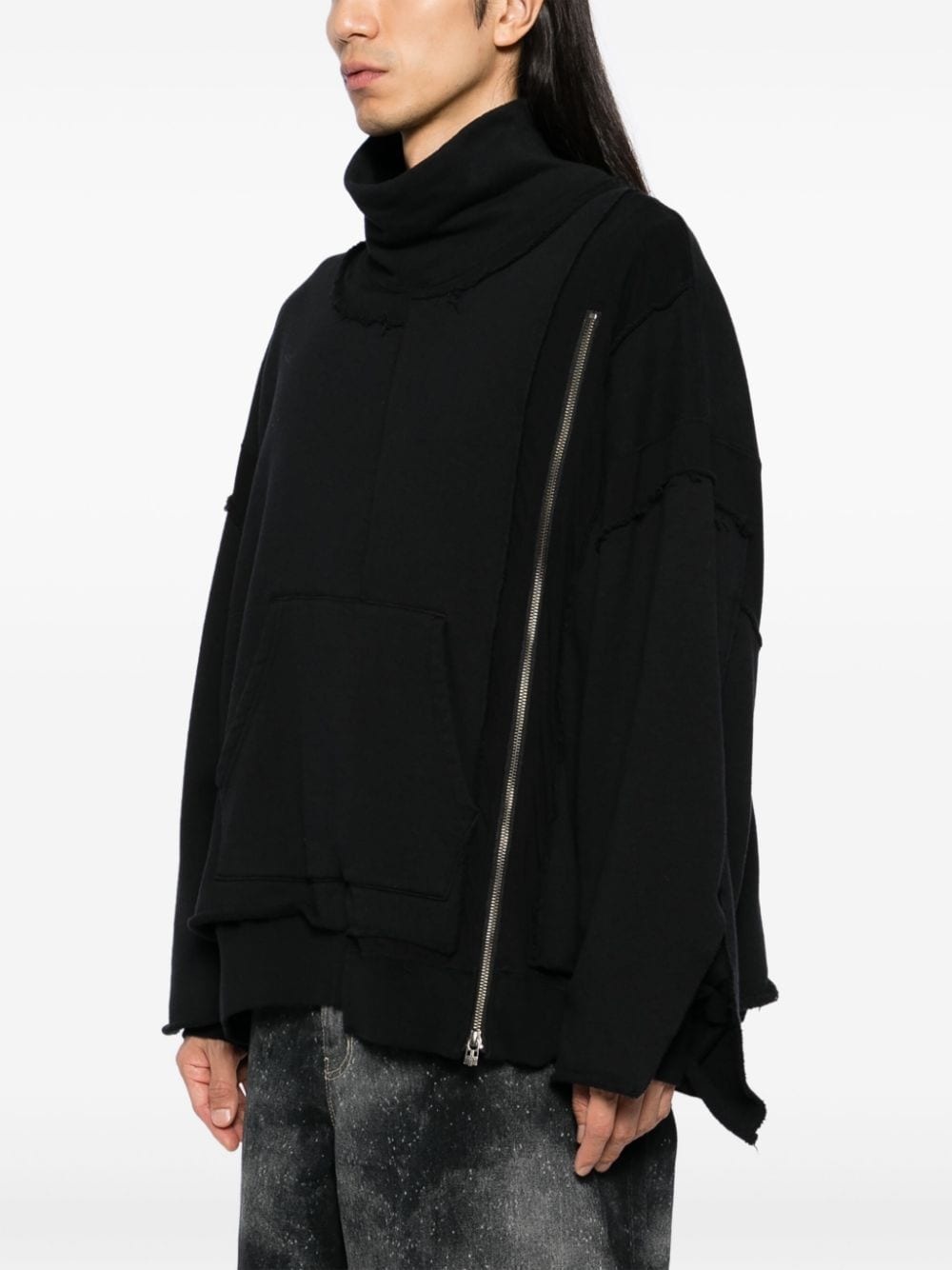 patchwork sweatshirt - 3