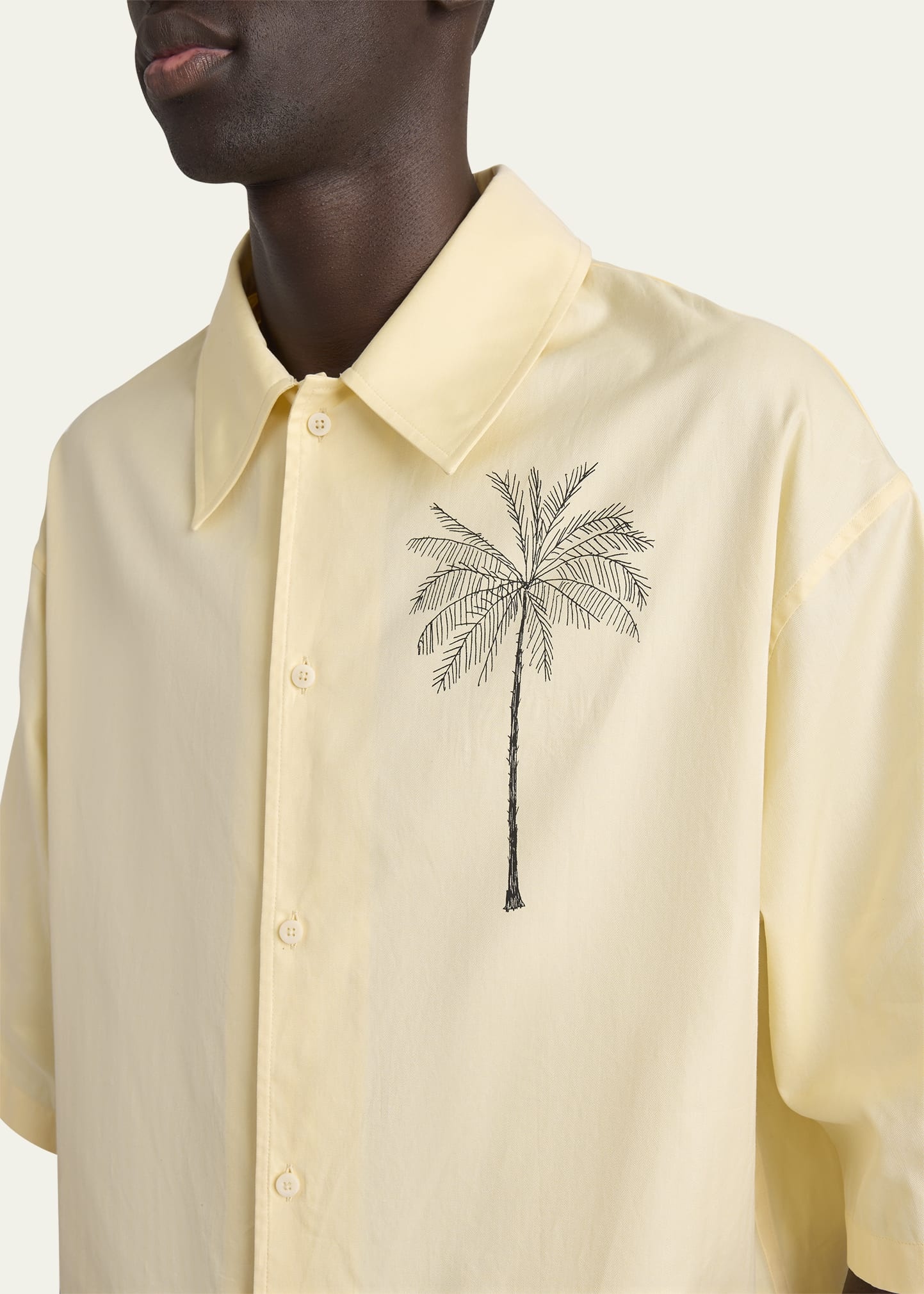 Men's La Chemise Aloe Short-Sleeve Shirt - 5