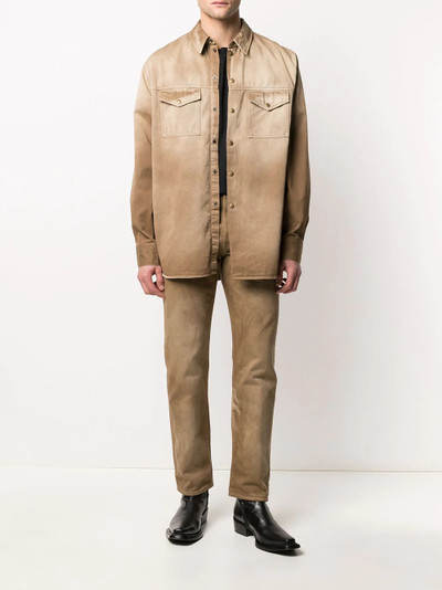 Acne Studios Recrafted denim overshirt outlook