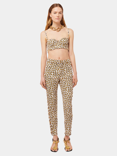 Paco Rabanne LEOPARD PRINTED FITTED PANTS outlook
