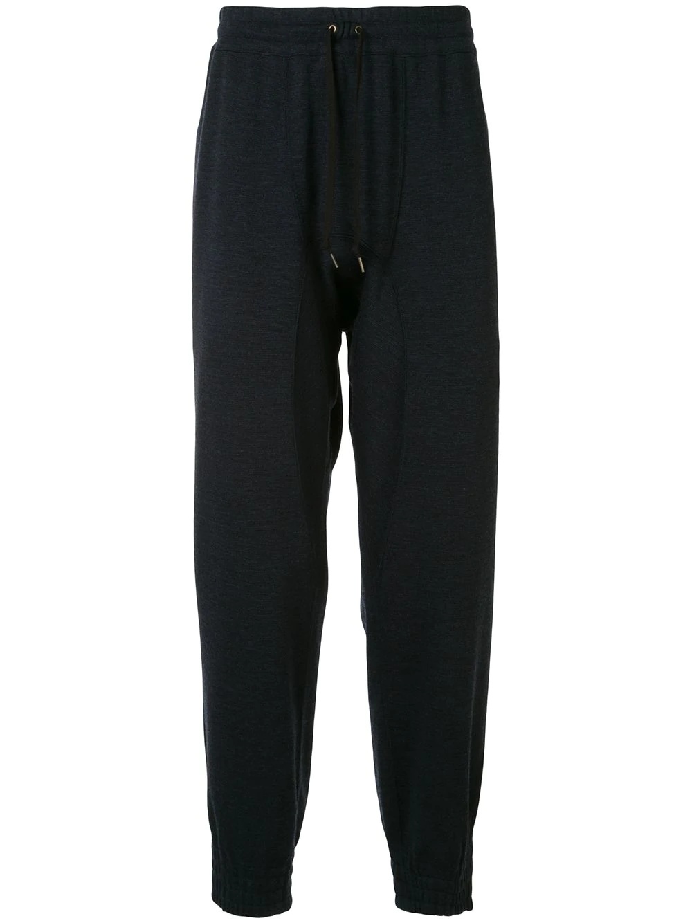 knitted track trousers - 1